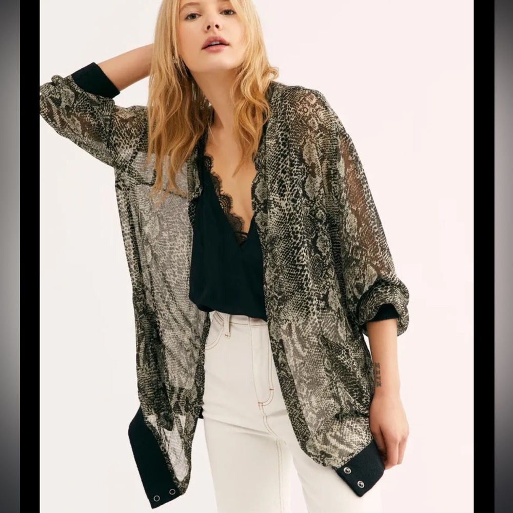 Free People LORI BOMBER JACKET XS